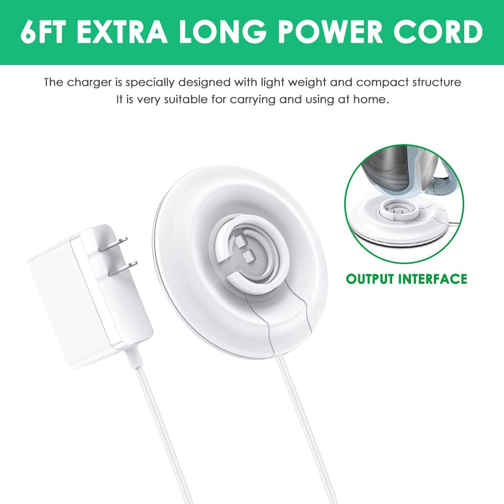 Mrgru Replacement Charger for Cordless Dustbuster Handheld Vacuum Compatible with Black and Decker CHV1410L Power Adapter Supply P/N 90571555-09