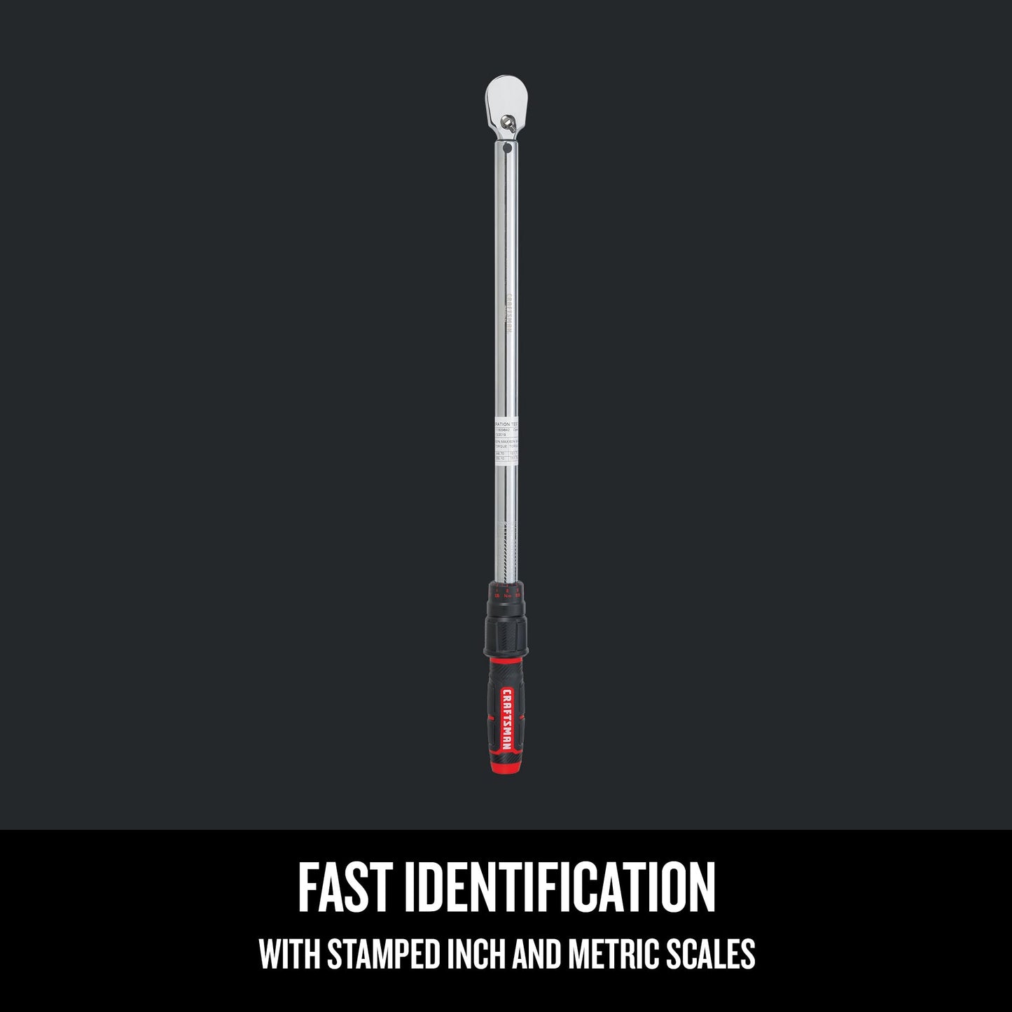 CRAFTSMAN Torque Wrench, 1/2" Drive, 50-250 FT-LB (CMMT99434)