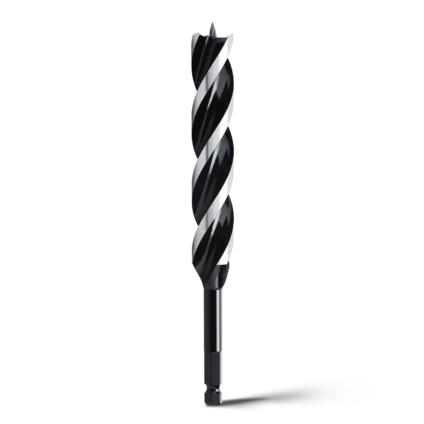 1" x 9" Auger Drill Bit for Wood,Hex Shank Tri Flute Wood Drill Bit for Soft and Hard Wood,Plastic,Drywall and Composite Materials