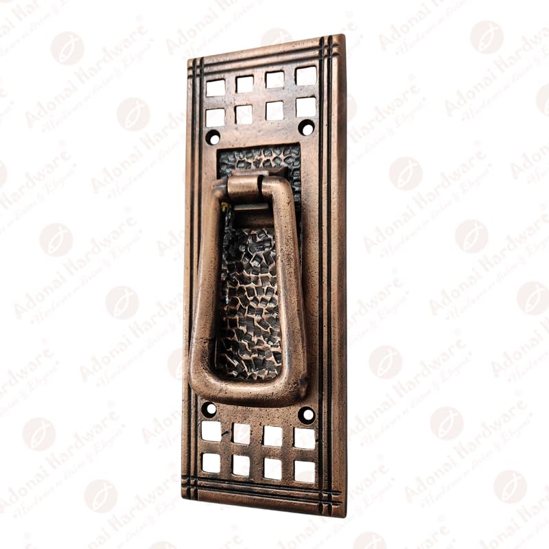 Adonai Hardware "Joppa" Antique Cast Iron Door Knocker (Antique Copper)