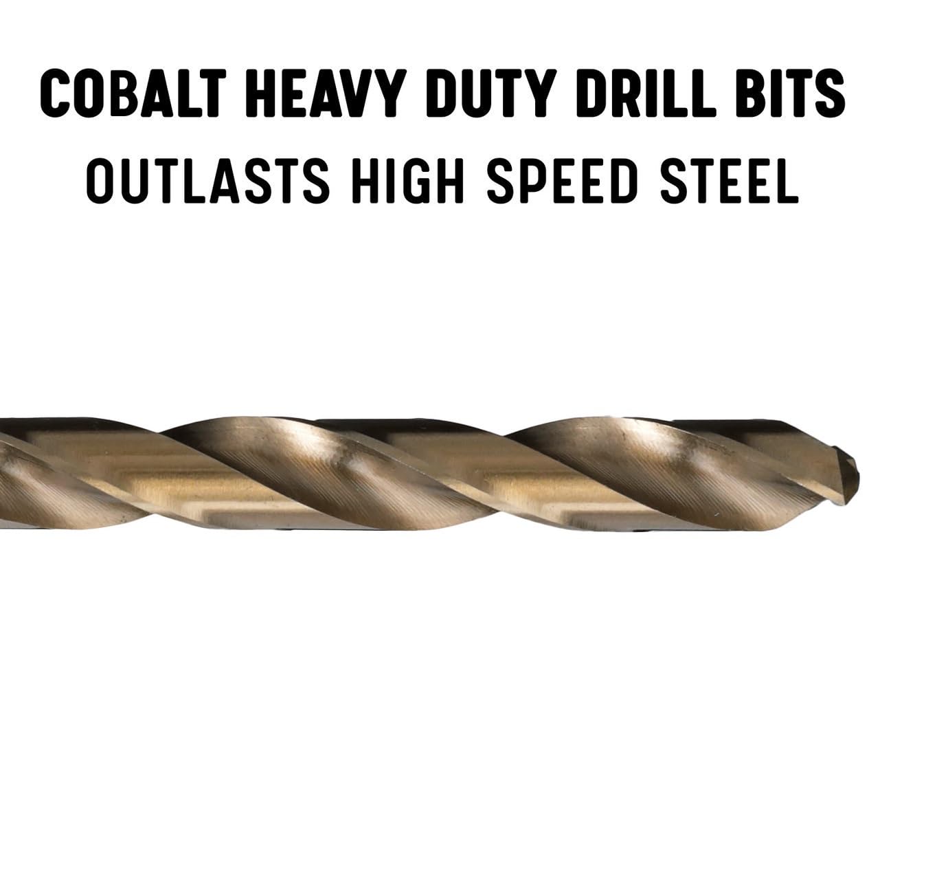Drill America DWDCO30P12 #30 Cobalt Drill Bit (Pack of 12), DWDCO Series