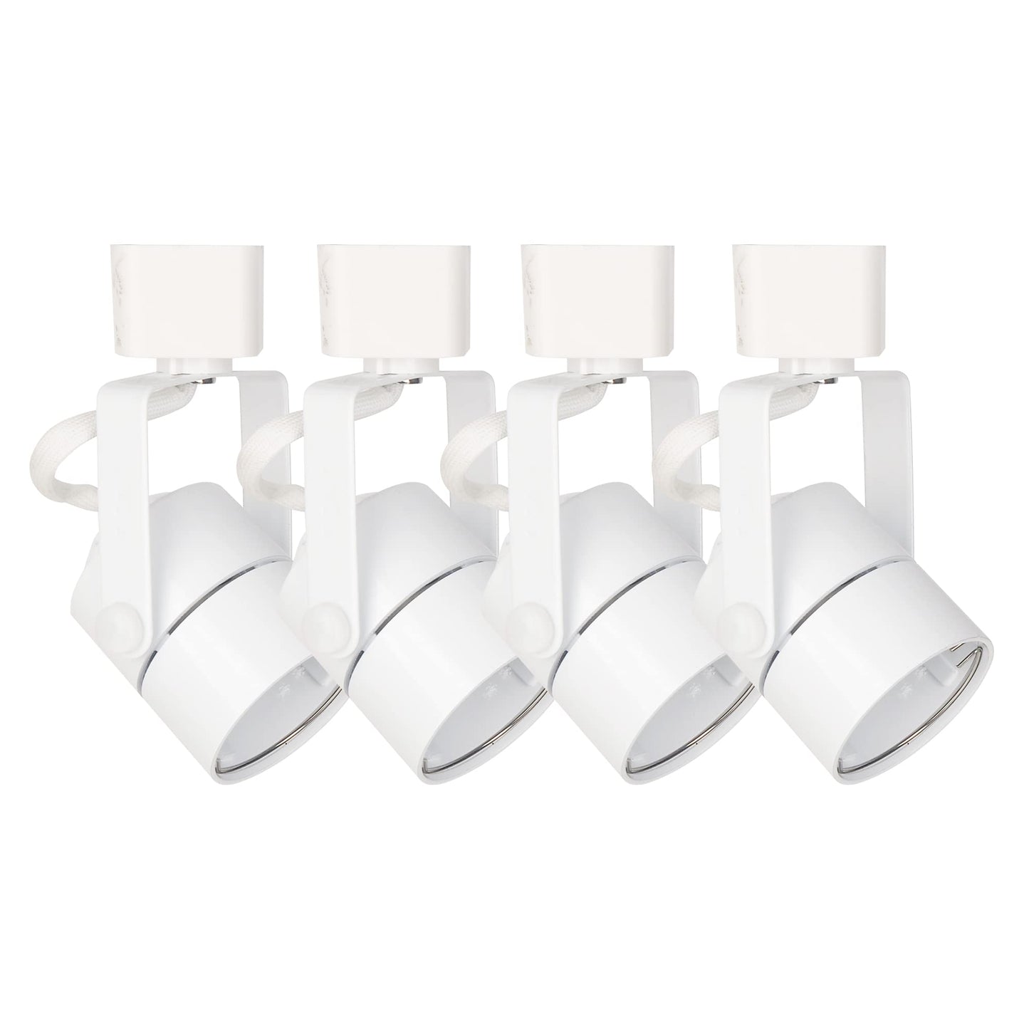 SHILIHE MR16 GU10 Halo Track Lighting Heads fixtures(no Bulb), ETL Listed,White,4Pack