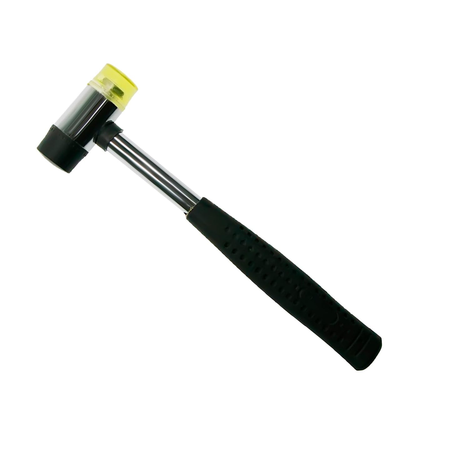 25mm Dual Head Nylon Rubber Hammer, Double-Sided Lightweight Jewelers Metal Mallet, Soft Multipurpose Hammer for Home Decoration & Installation