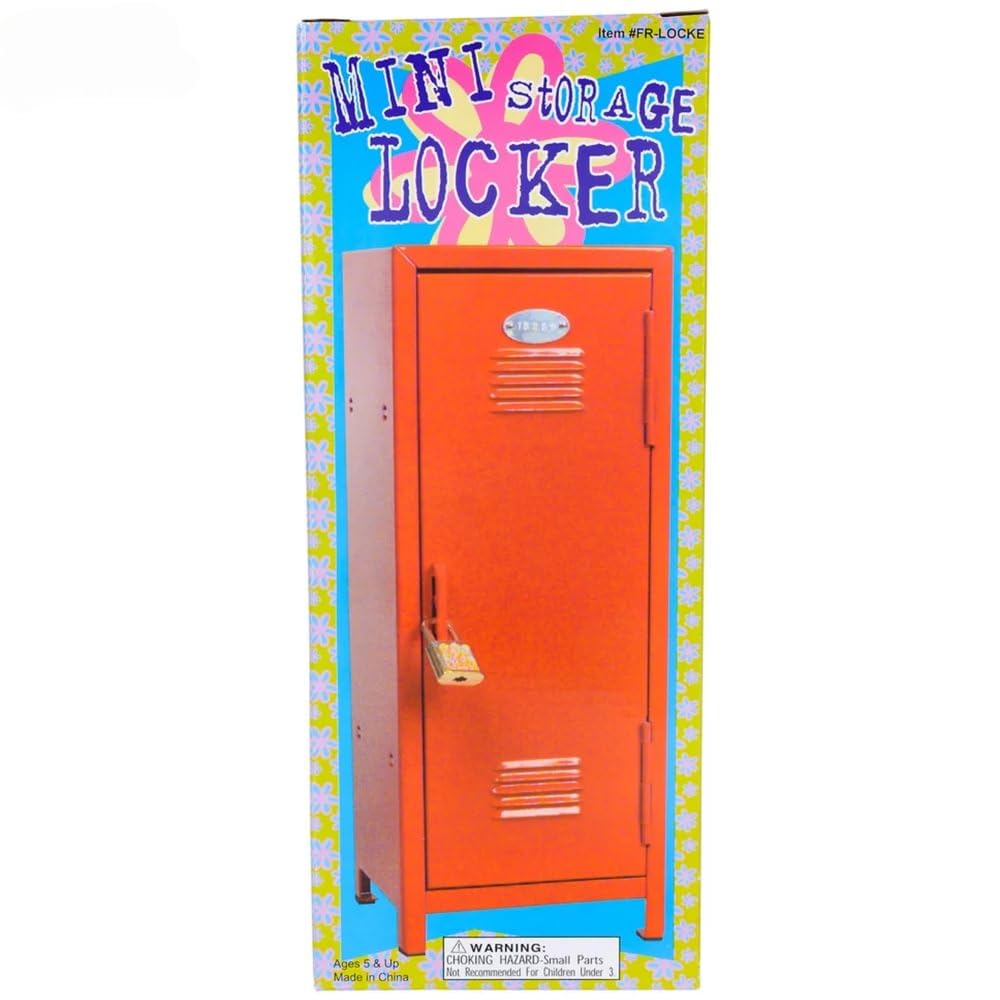 Rhode Island Novelty 11 Inch Mini Metal Locker, One Piece per Order