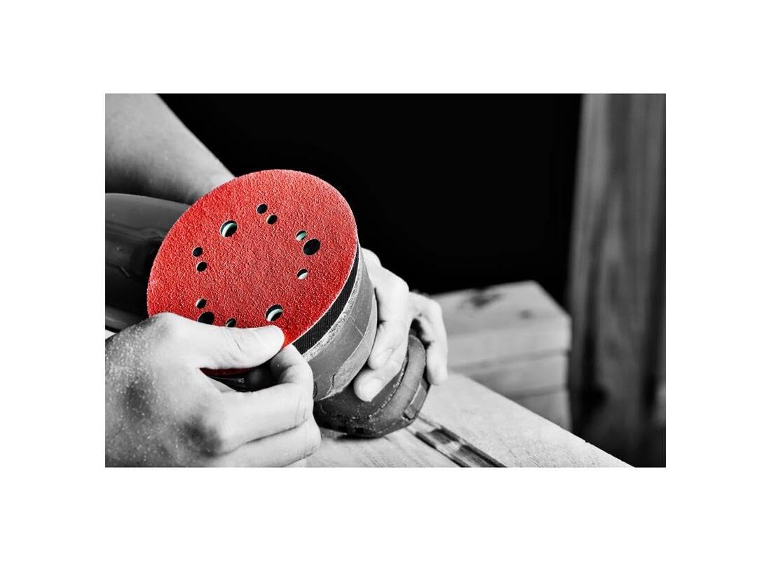 Diablo Hook and Lock ROS Sanding Discs for Wood, Metal and Plastics - 5", 60 Grit, Coarse, Ceramic Blend, 50-Pack - DCD050060H50G