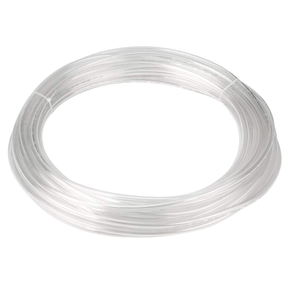 Quickun Pneumatic Tubing 6mm x 4mm PU Polyurethane Tube Air Hose Line for Air Compressor Fitting or Fluid Transfer (Clear 32.8ft/10Meters)