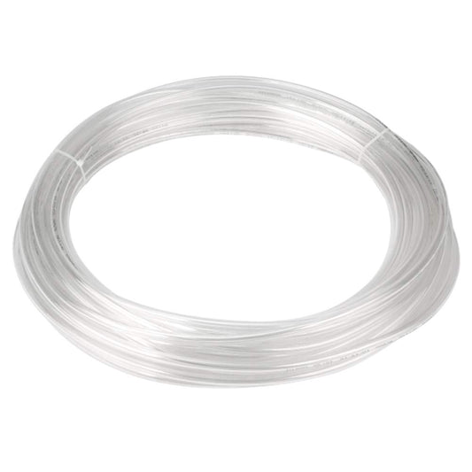 Quickun Pneumatic Tubing 6mm x 4mm PU Polyurethane Tube Air Hose Line for Air Compressor Fitting or Fluid Transfer (Clear 32.8ft/10Meters)