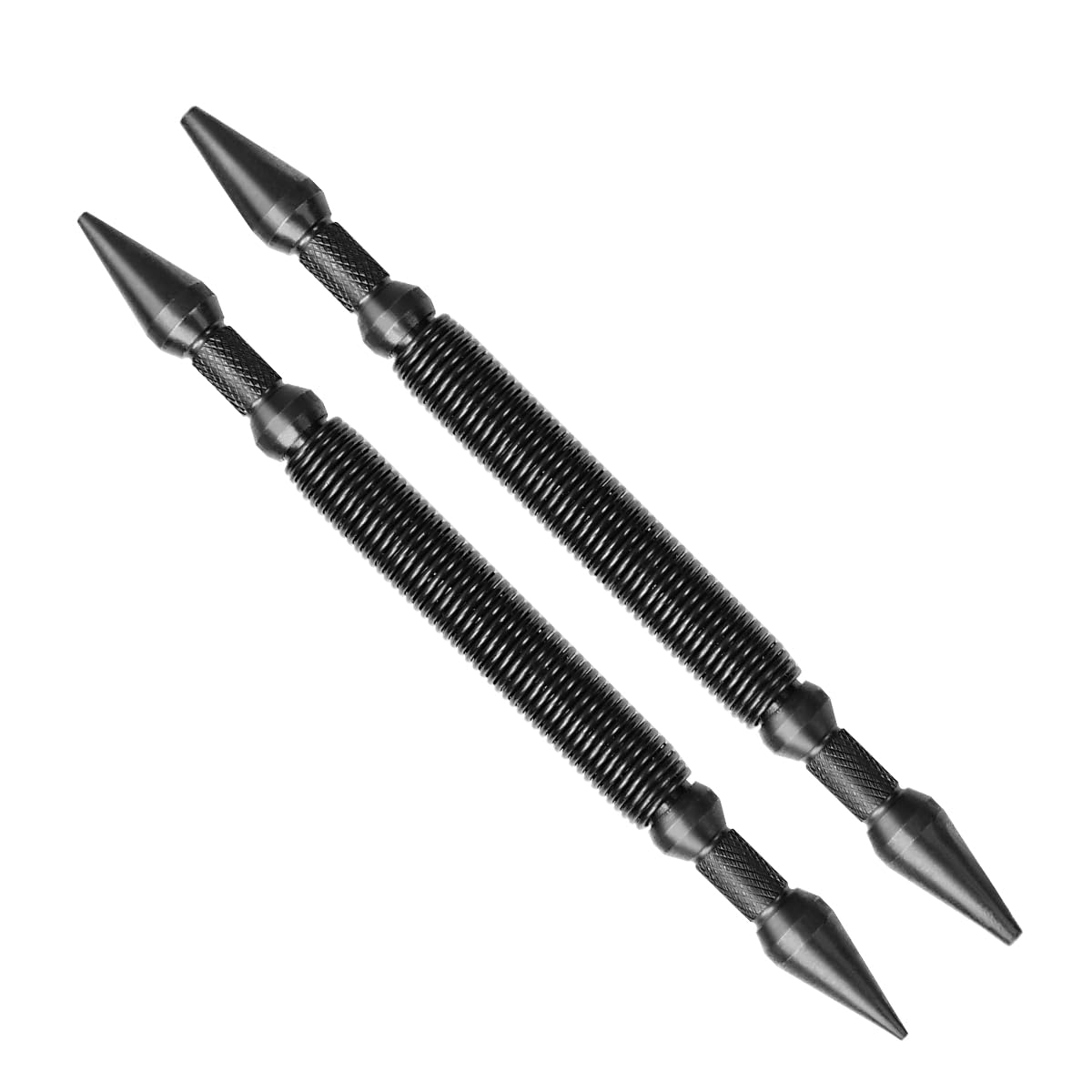 TYRWEEY 2-Piece Dual Head Nail Setter, Spring-Loaded Center Punch Tool for Metal & Wood, Sizes 1/32", 1/16", 3/32", 1/8"