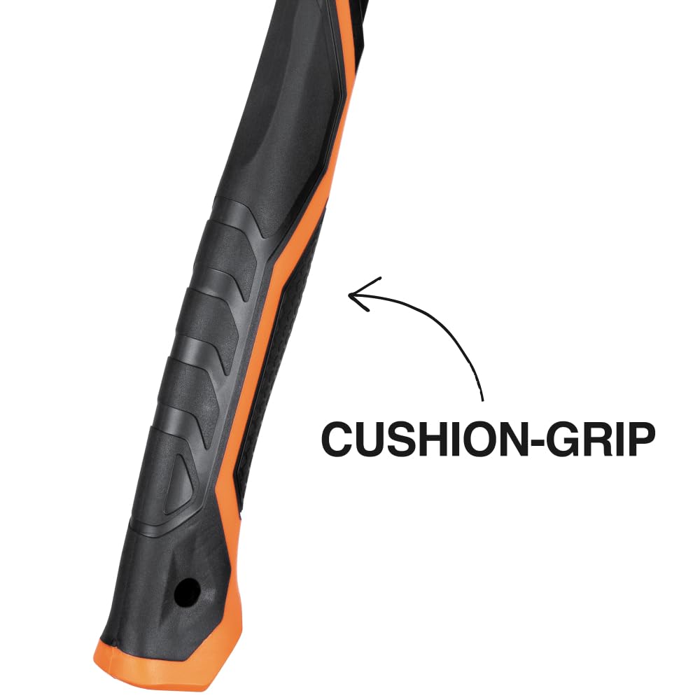 Klein Tools H80920S Smooth Face Framing Hammer with Straight Claw, 20-Ounce Forged Steel, Magnetic Nail Puller, and Extra-Large Squared Strike Face