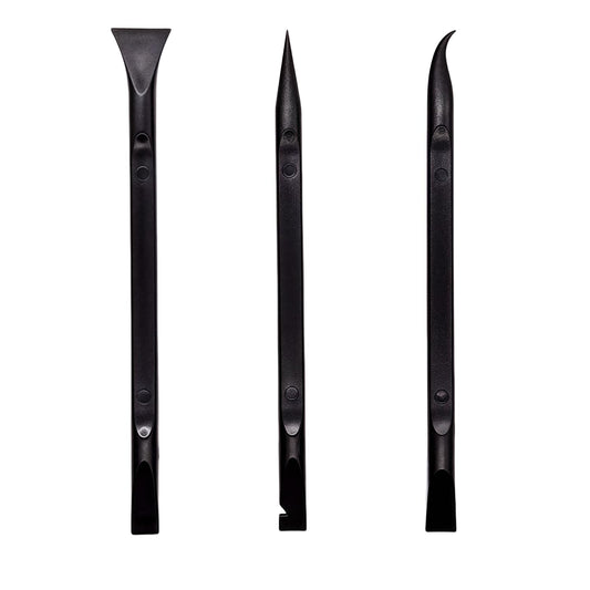 3-Pcs Plastic Multi-Purpose Scraper Set – Non-Scratch Cleaning Tool for Stickers, Labels, Oil, Food, Dirt, Narrow Spaces & Gaps