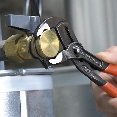 KNIPEX Tools - 2 Piece Cobra Pliers Set (87 01 180 & 87 01 250) (003120V01US), Red