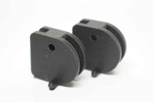 3DEXL 2pcs Metal Shed Replacement Hardware Door Slides for Yardmaster Outsunny