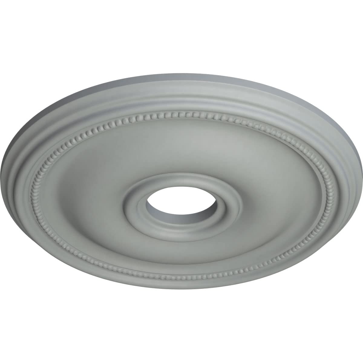 18 1/8"OD x 3 3/4"ID x 1 1/8"P Bradford Ceiling Medallion (Fits Canopies up to 4 3/8")