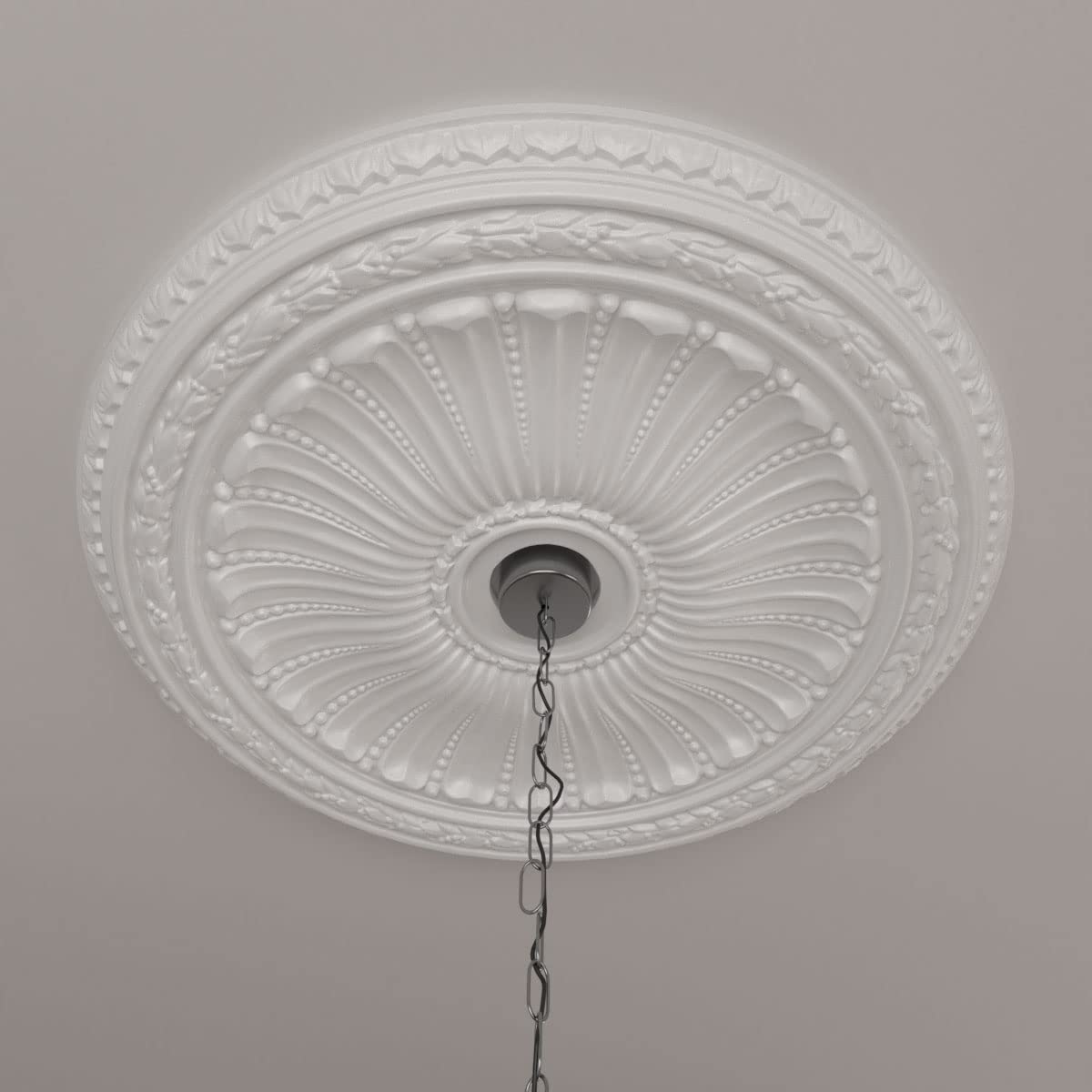35 1/8"OD x 4 7/8"ID x 2 1/2"P Viceroy Ceiling Medallion (Fits Canopies up to 4 7/8")