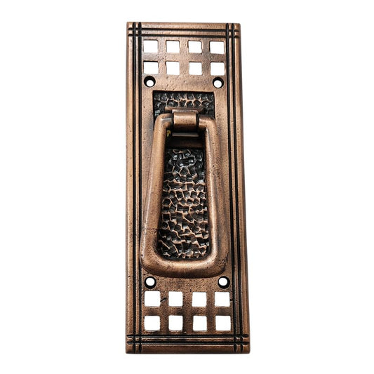 Adonai Hardware "Joppa" Antique Cast Iron Door Knocker (Antique Copper)