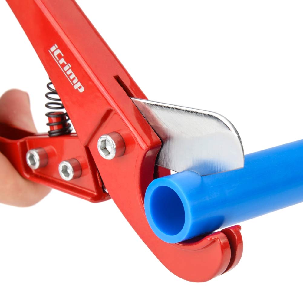 IWISS iCrimp PEX Pipe Cutters Tool for Cutting 1/8"-1" PEX Tubings, NOT for PVC Pipes