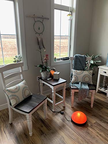 Himalayan Secrets® Salt Dome Lamp | for Warming Up Hands and Feet (9" Diameter)