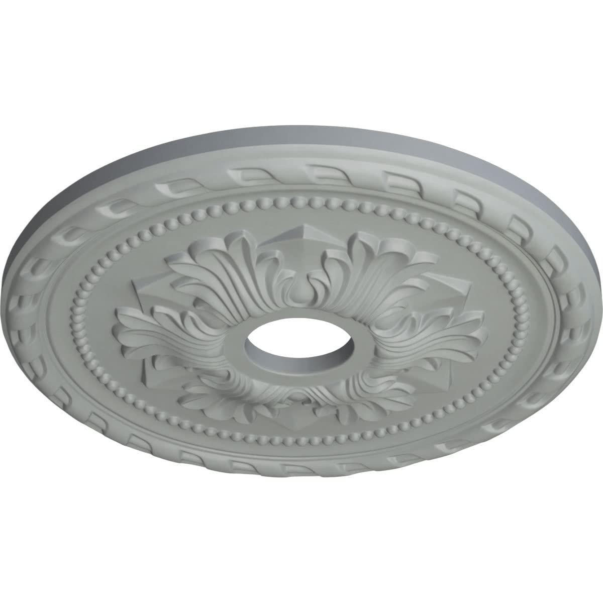 Ekena Millwork CM20PM 20 7/8-Inch OD x 3 5/8-Inch ID x 1 5/8-Inch P Palmetto Ceiling Medallion