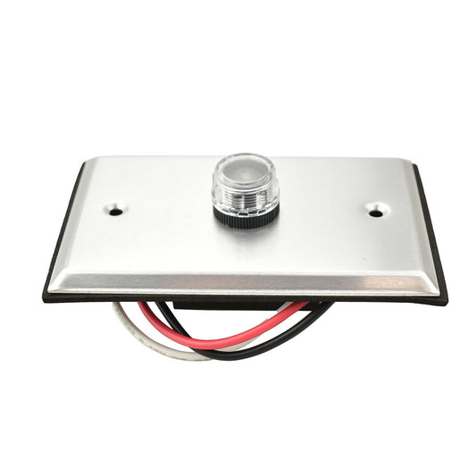 J.LUMI YCA1031 Outdoor Photocell Sensor, 120V AC Post Eye & Wall Plate Photocontrol, Dusk-to-Dawn Light Control, UL Listed