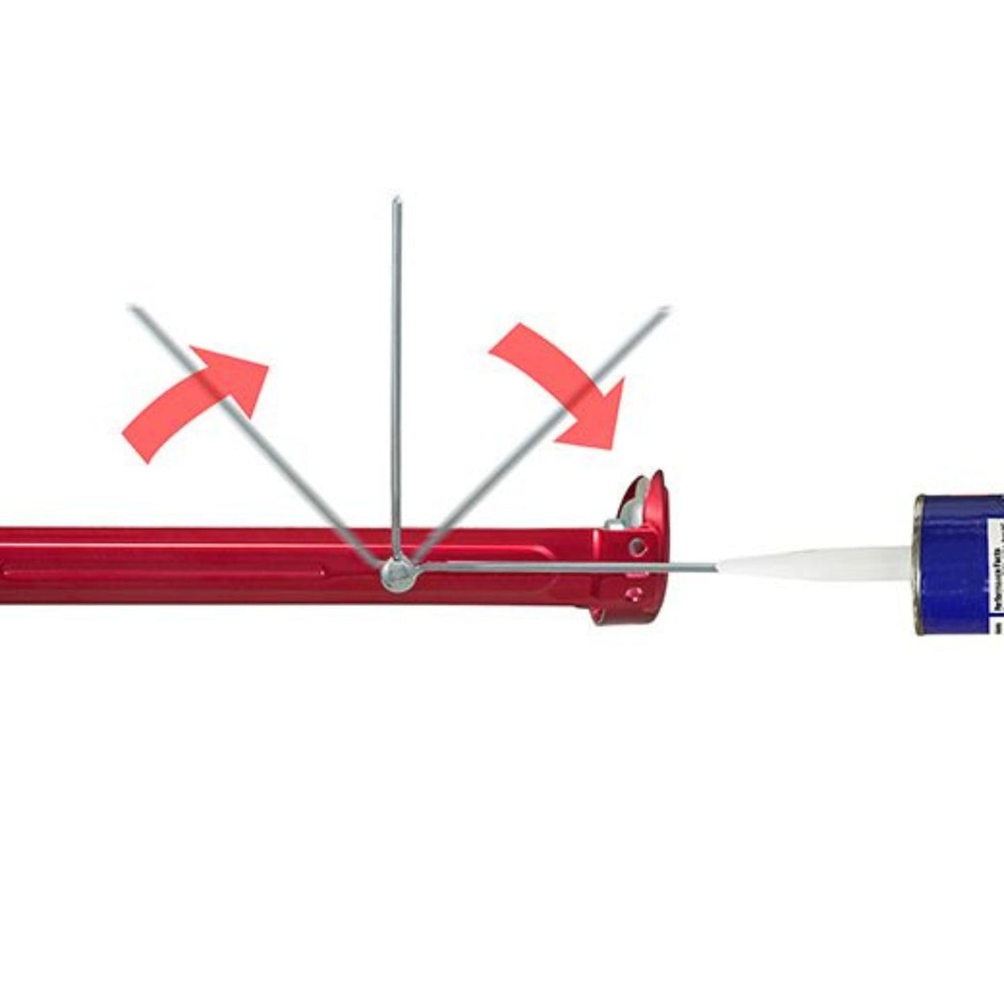 TAJIMA Caulk Gun - 1/10 Gallon (10 oz) Convoy Super Caulking Tool with Rotating Cradle & Auto Flow Stop - CNV-100SP