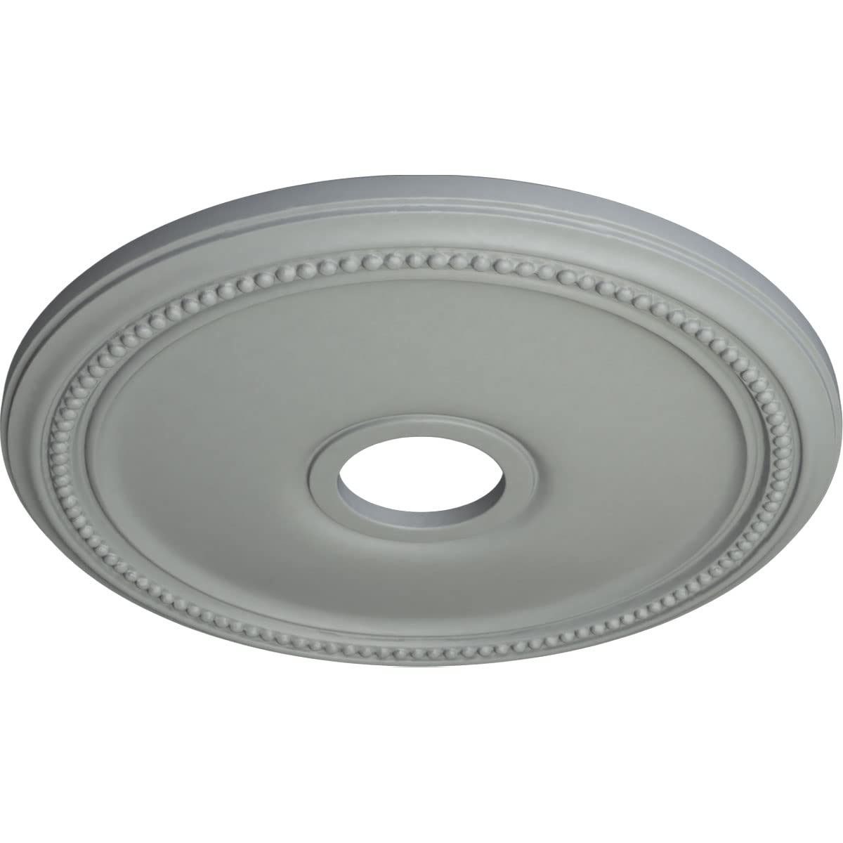 Ekena Millwork CM18DI Diane Ceiling Medallion, 18"OD x 3 5/8"ID x 1 1/8"P (Fits Canopies up to 5 3/8"), Factory Primed