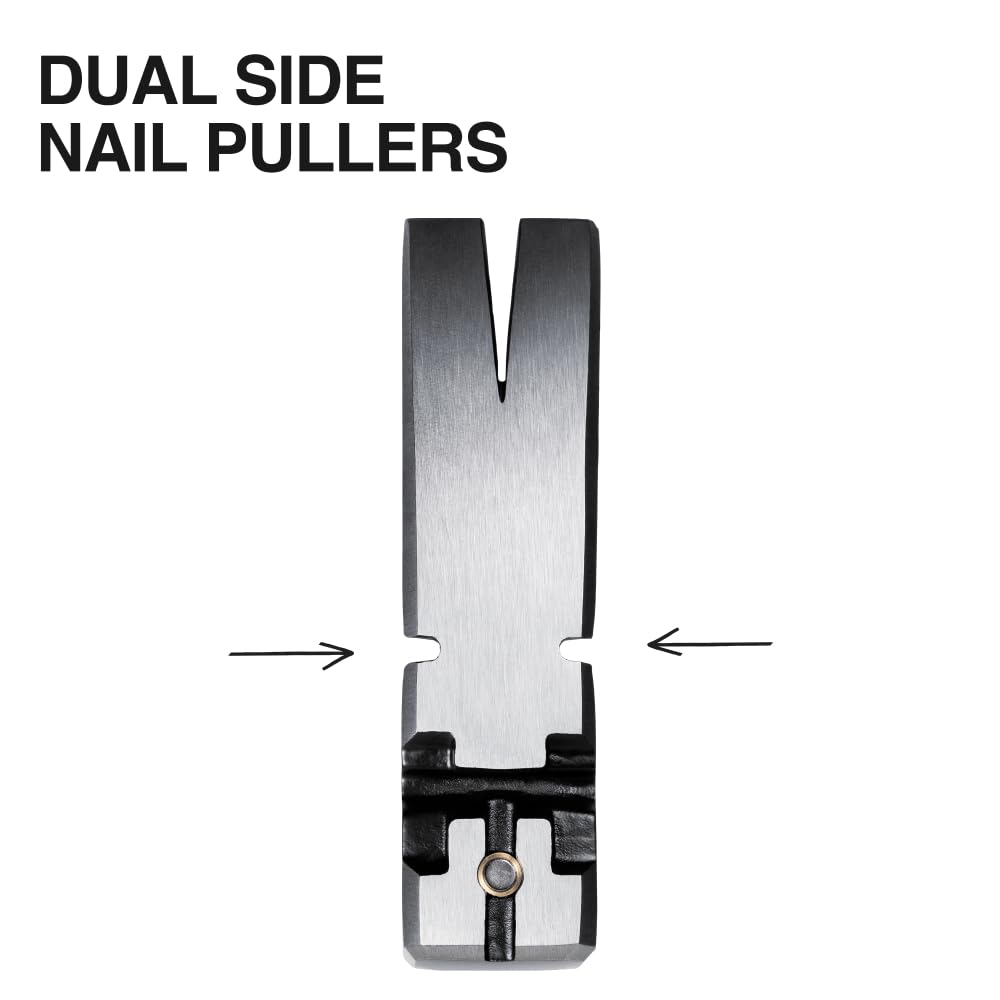 Klein Tools H80920S Smooth Face Framing Hammer with Straight Claw, 20-Ounce Forged Steel, Magnetic Nail Puller, and Extra-Large Squared Strike Face