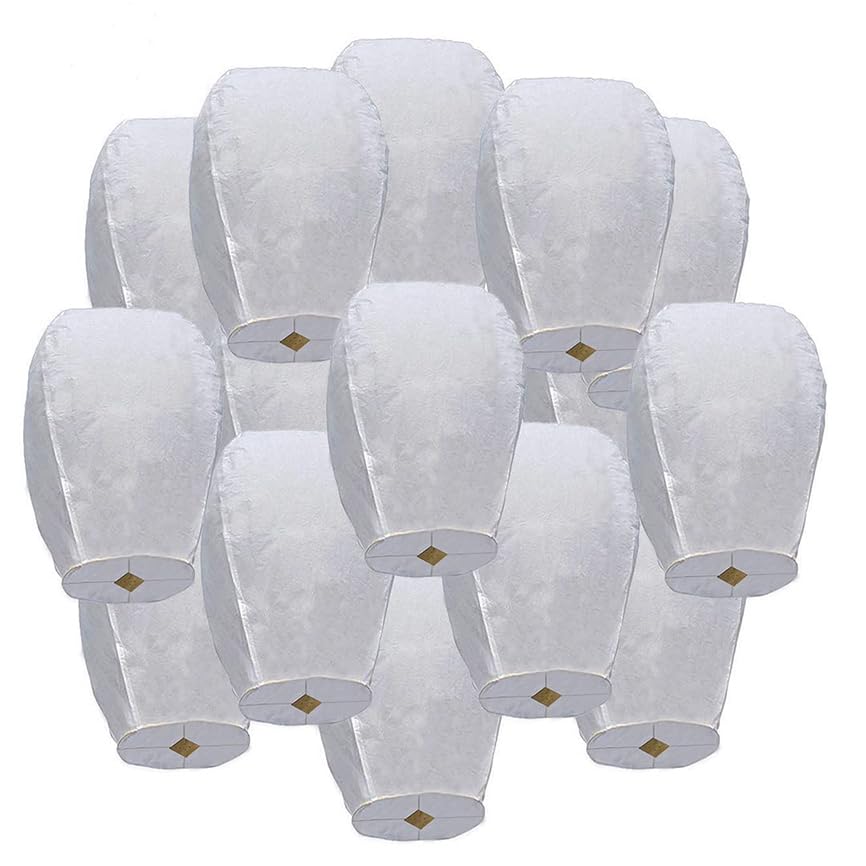 Paper Lanterns 40 Pack White, Make Outdoor Activities More Fun, Paper Lanterns is a Must Have Prop for Party.