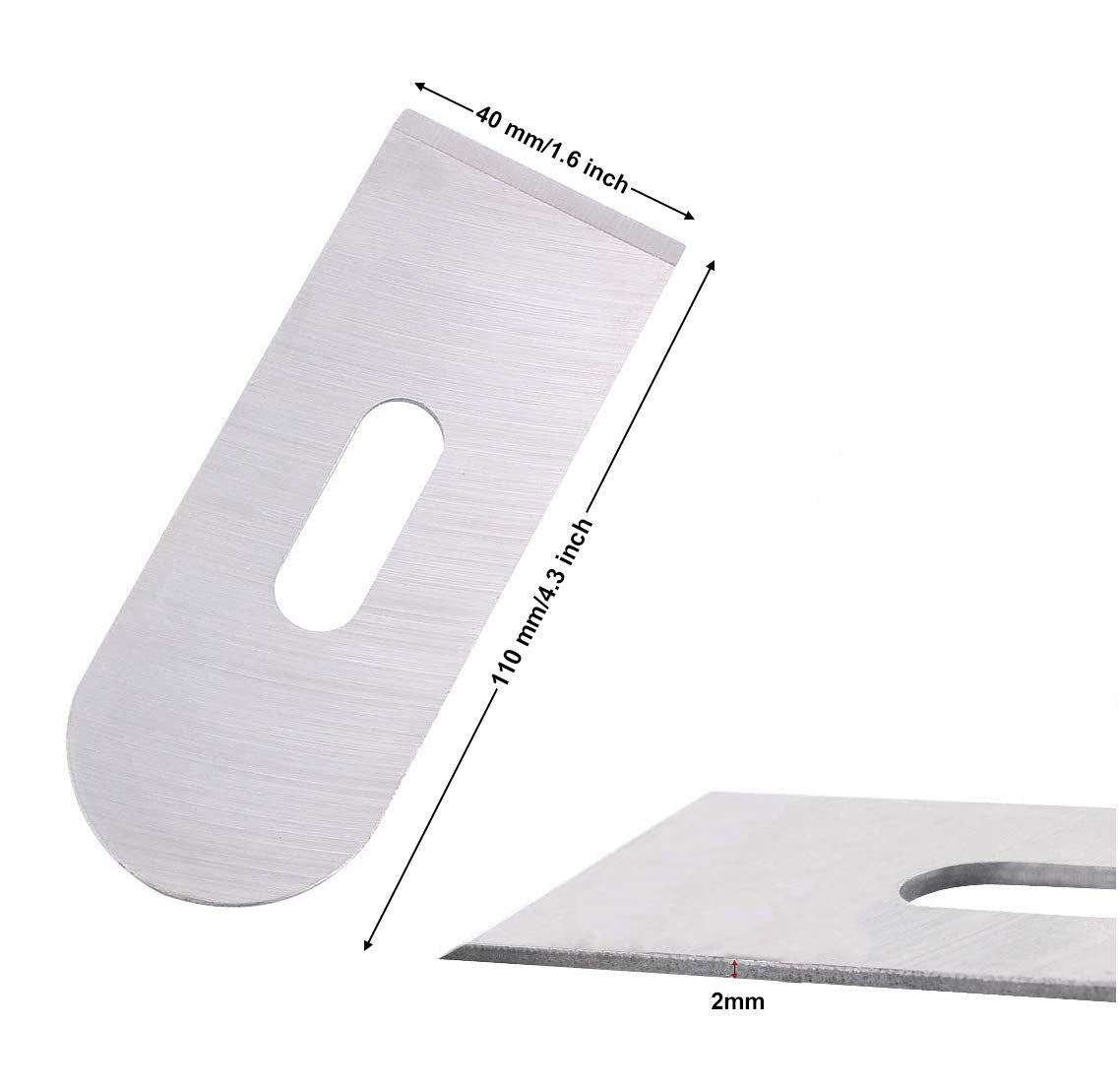 DSHE Mini Hand Planer 6.5" Woodworking Pocket Plane with 1" Blade, Adjustable Block Plane & Wood Fixer for DIY Trimming Projects