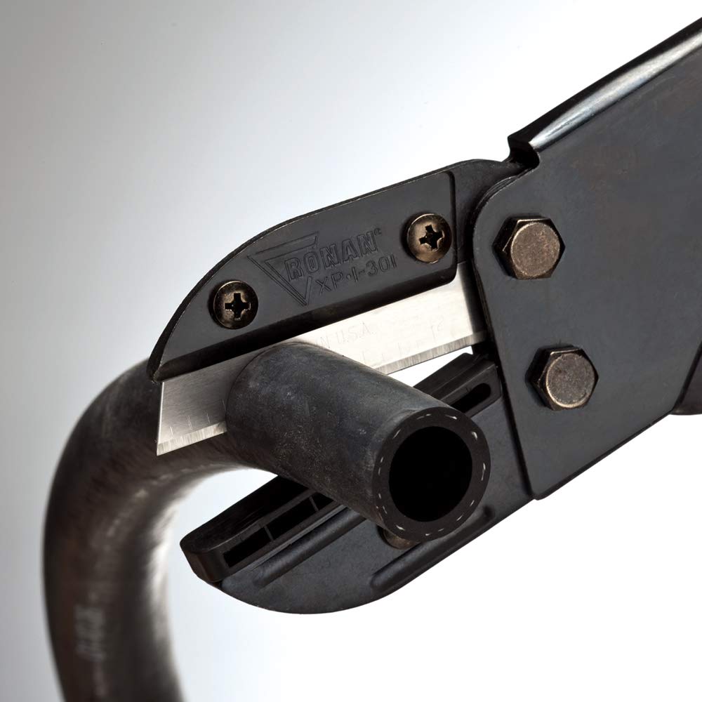 Ronan Multi-Cut Industrial Cutter – Heavy-Duty Ergonomic Tool for Plastic, Rubber, Wood & Leather with Replaceable Blades, 3 Extras