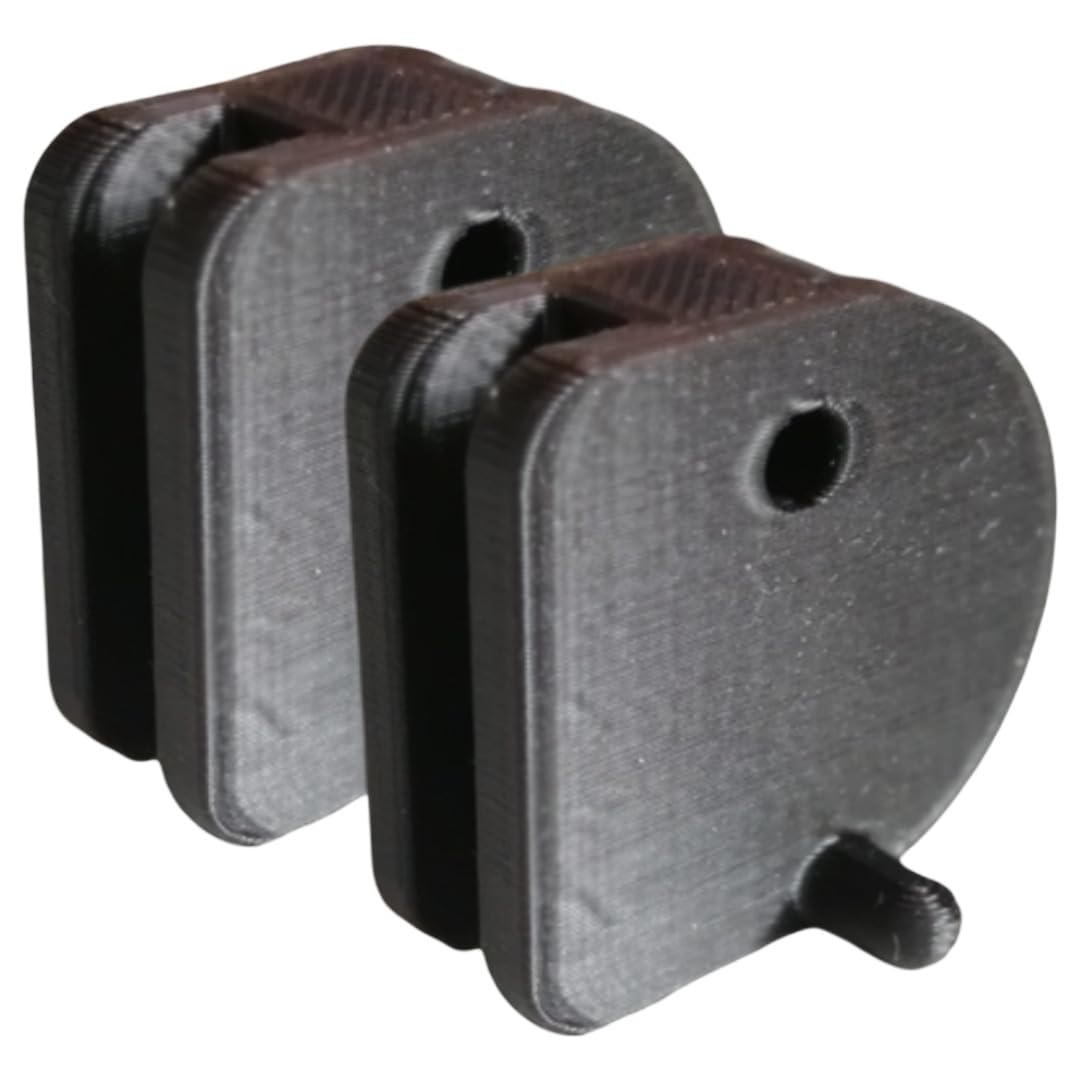 3DEXL 2pcs Metal Shed Replacement Hardware Door Slides for Yardmaster Outsunny