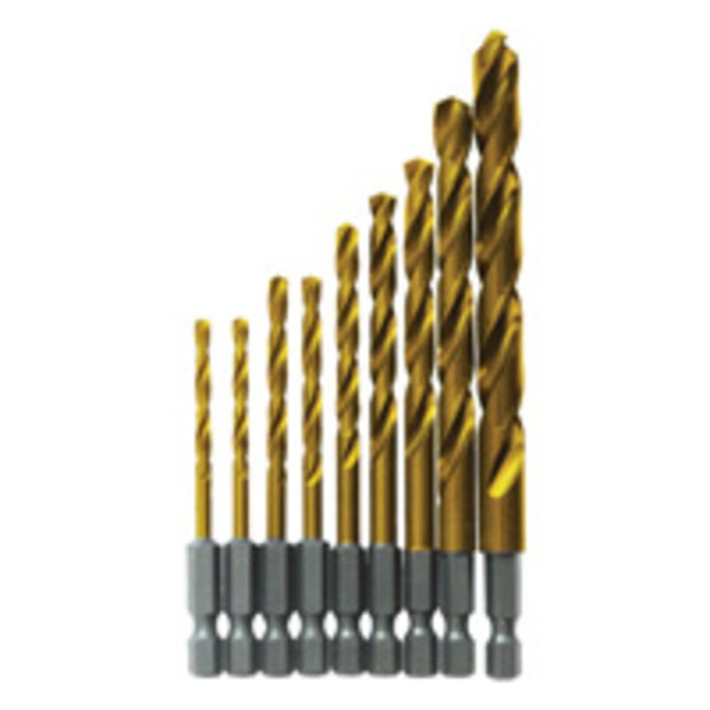 Bosch TI9IM 9 Pc. Impact Tough™ Titanium Nitride Coated Drill Bit Set