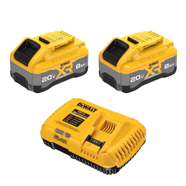 DEWALT 20 -Volt 2 -Pack Lithium-ion (8 Ah 8 Ah Battery and Charger)