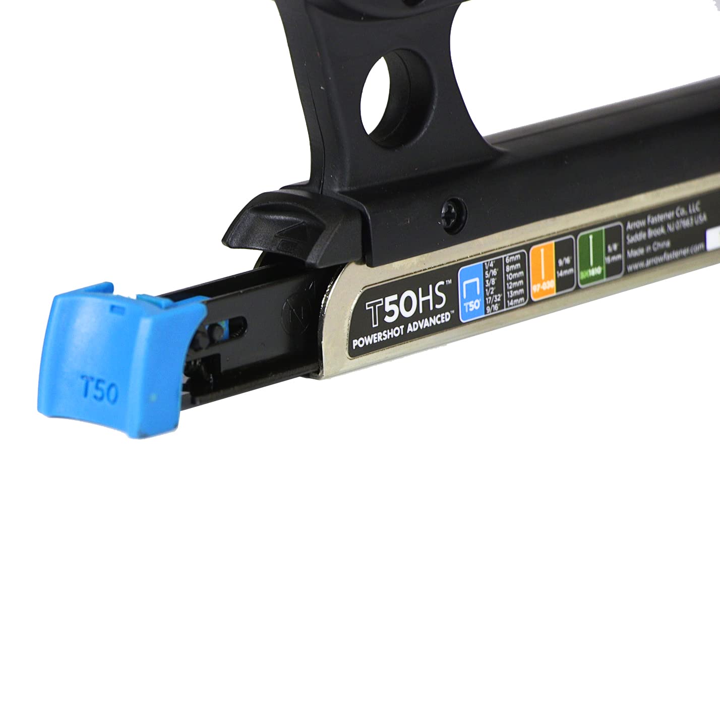 Arrow T50HS PowerShot 2-in-1 Heavy Duty Staple & Nail Gun for Wood, Furniture, Upholstery & Crafts – Fits T50 Staples & 5/8” Brad Nails