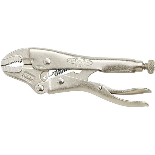 IRWIN VISE-GRIP Curved Jaw Locking Pliers with Wire Cutter, 4-Inch (10)