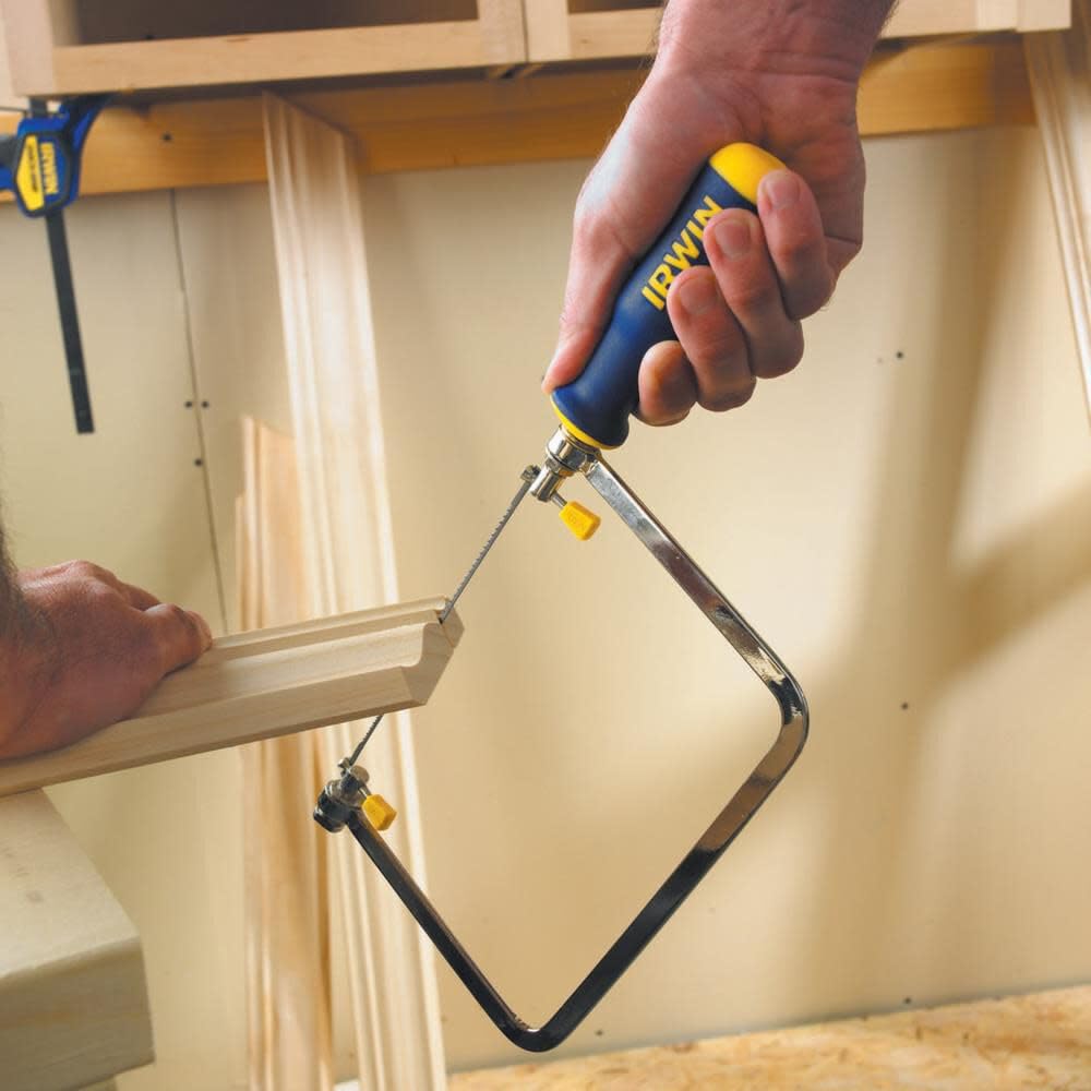 IRWIN Tools ProTouch Coping Saw (2014400), Blue & Yellow