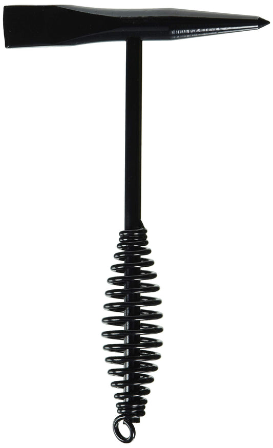 Vaper 41225 Welding Chipping Hammer - Remove Slag and Spatter - Cone and Chisel Dual-Heads with Shock Absorbing Coil Spring Handle