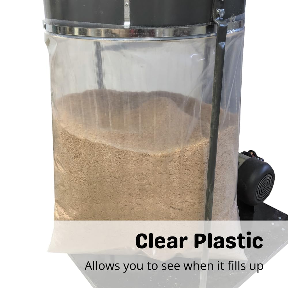 Harbor Freight Dust Collector Bags for Central Machinery 35 and 70 Gallon Dust Collector | Made in USA