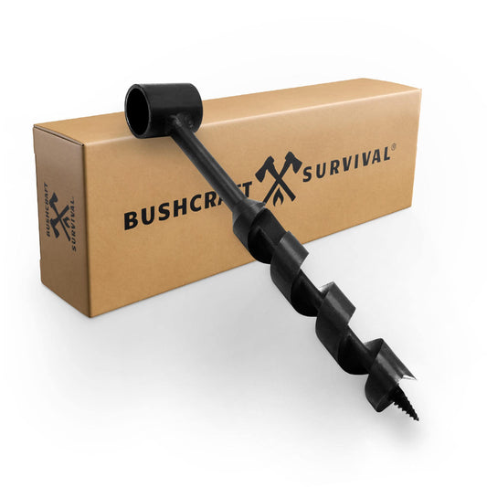 Bushcraft Survival 1″ Scotch Eye Auger Manual Hand Wood Drill Bit for Camping, Shelter Building & Backcountry Use