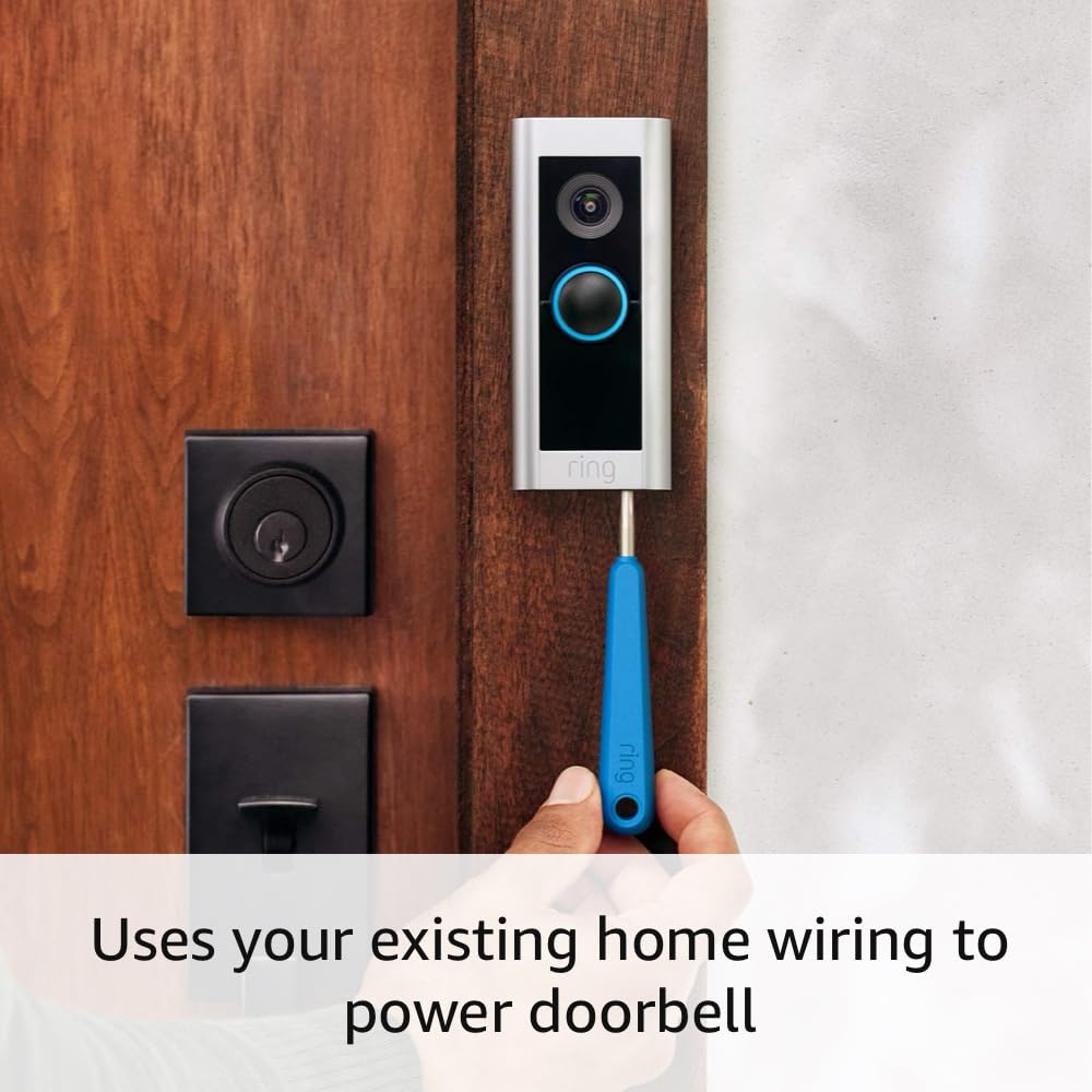 Ring Wired Doorbell Pro (2021 model) – Best-in-class with cutting-edge features (existing doorbell wiring required)