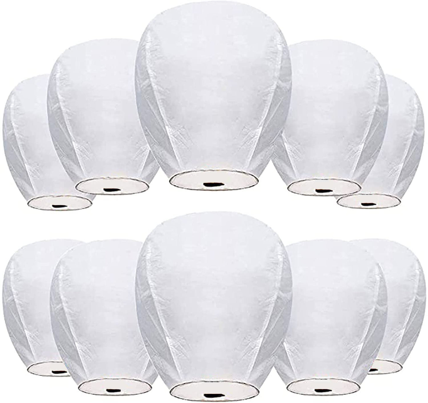 10 Pack Paper Lanterns, Round Paper Lanterns for Birthday, Wedding, Christmas, Bridal, Home Decor, Party Decoration