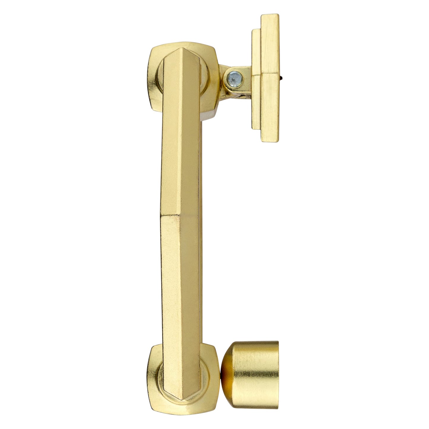 National Hardware N336-708 Powell Door Knocker, Brushed Gold