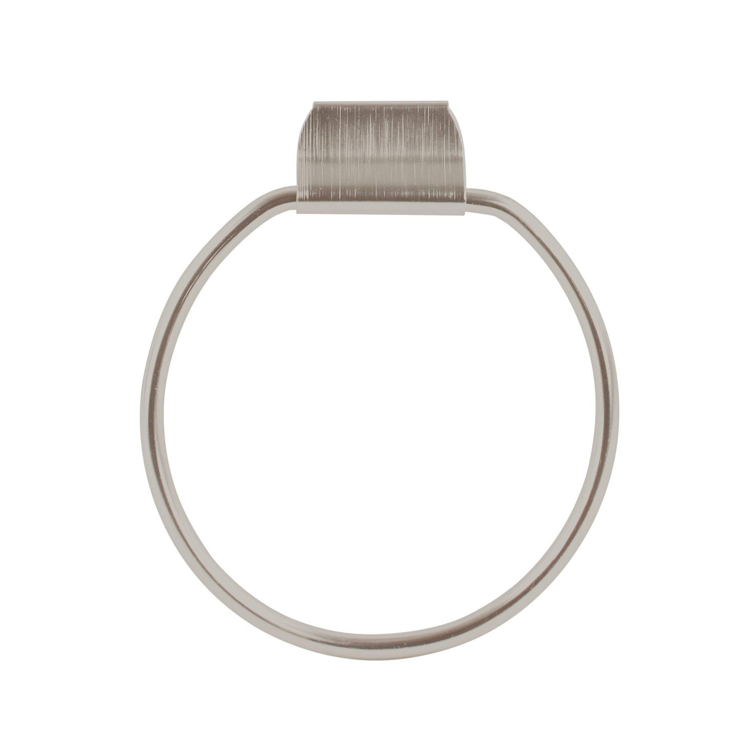 Spectrum Diversified Towel Ring, over the Cabinet Door, Brushed Nickel Small
