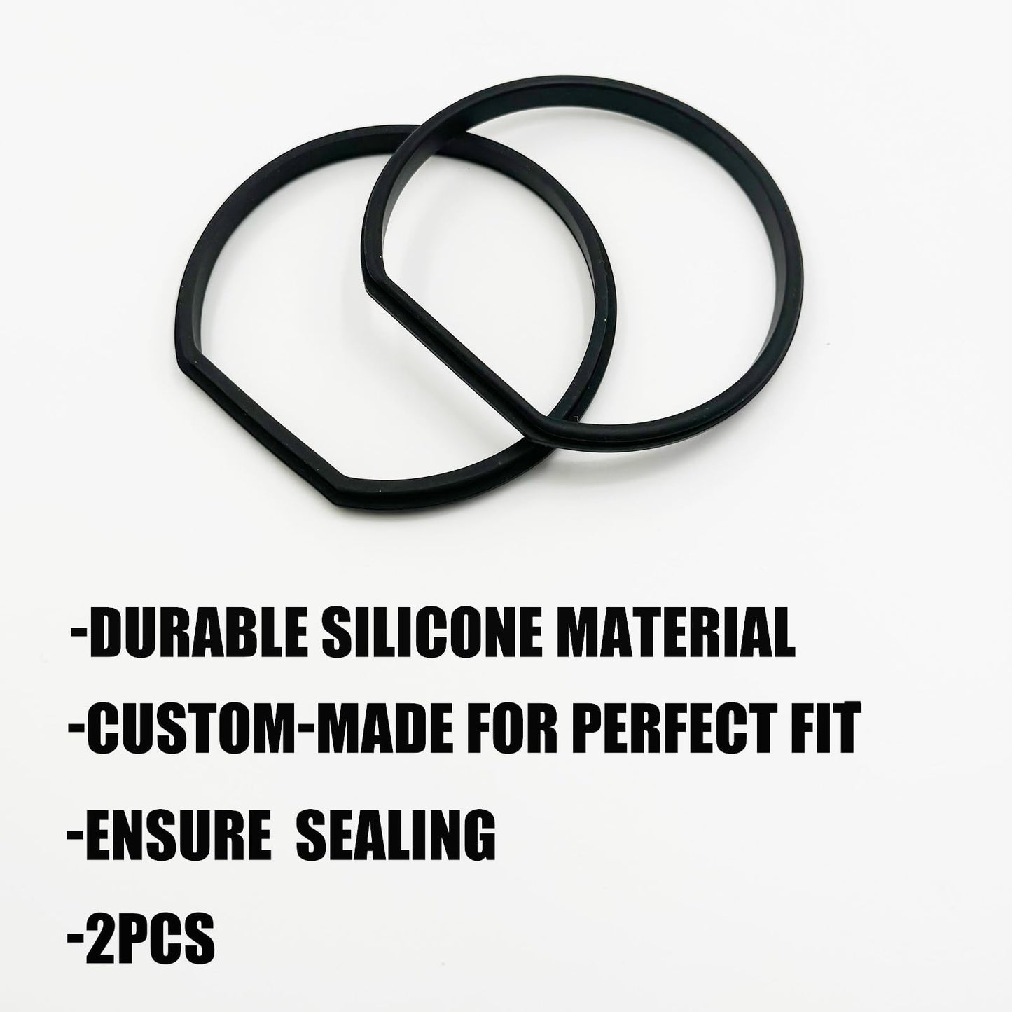 MITCHENIFY 2-Pack Silicone Replacement Gaskets for Ryobi 18V Stick Vacuum Dust Bin Lid, Compatible with PCL720, PBLSV716/717