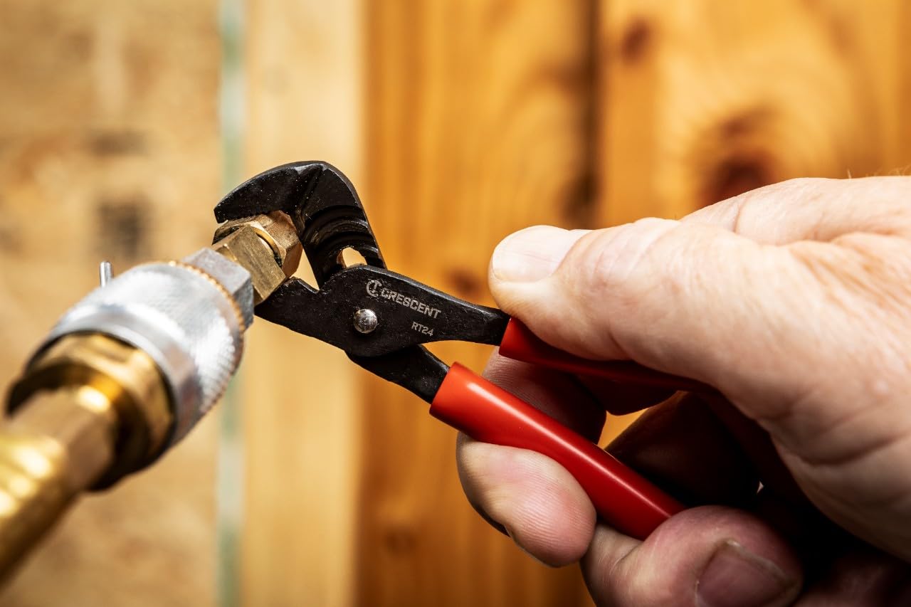 Crescent 4-1/2" Mini Dipped Handle Tongue and Groove Pliers | RT24CVS-05