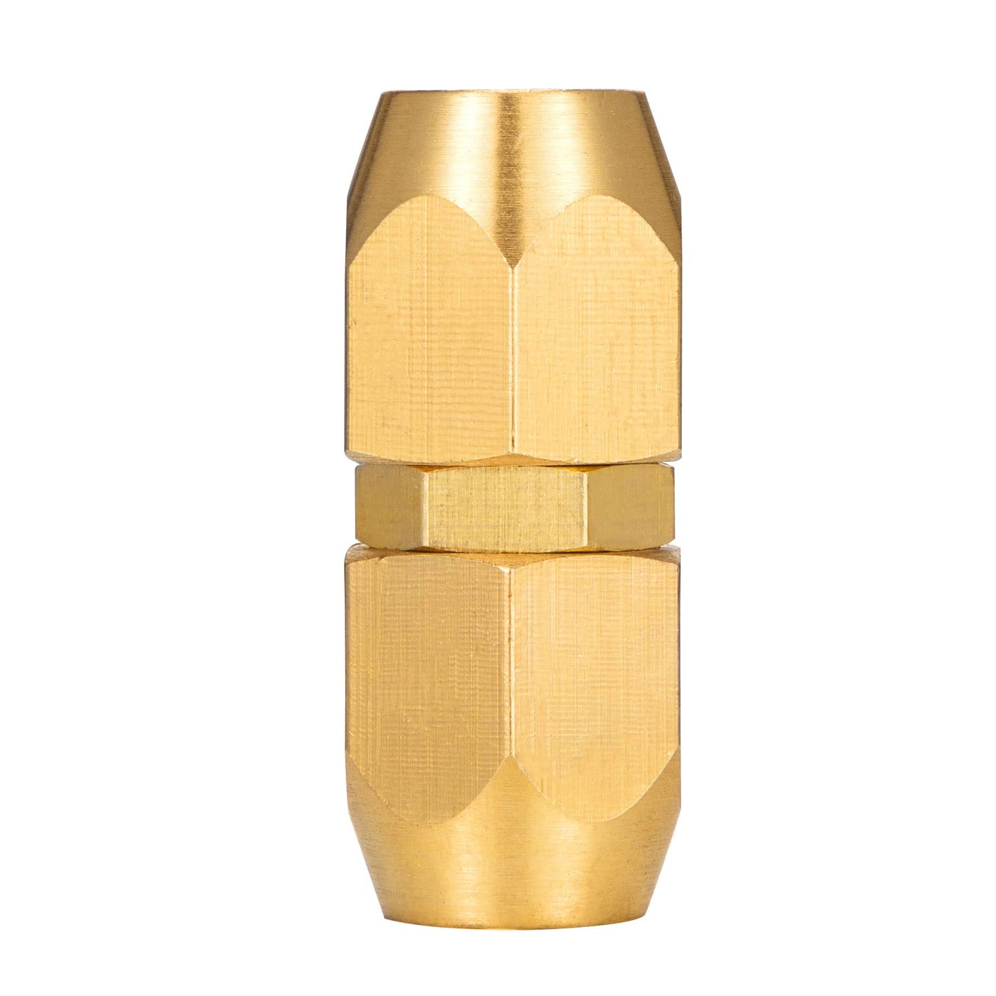 Breezliy 4PCS Soild Brass Air Reusable Hose Splicer For 1/4-Inch ID Hose,1/4" Air Hose Repair Fitting