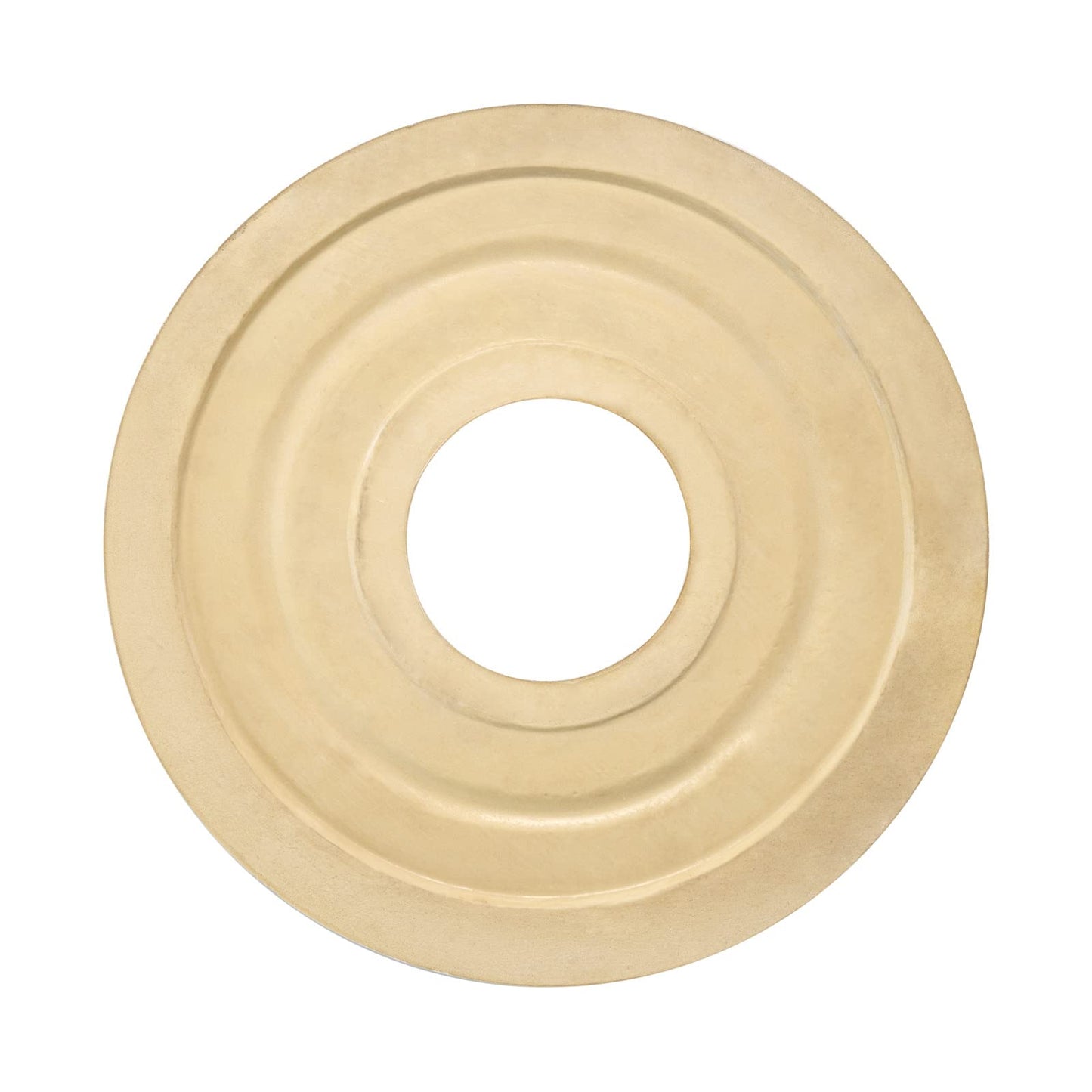 EIFHYT White PU Ceiling Medallions for Light Fixtures and Ceiling Fans, 12-2/8"OD x 4" ID x 1" P (Fits Canopies up to 7")