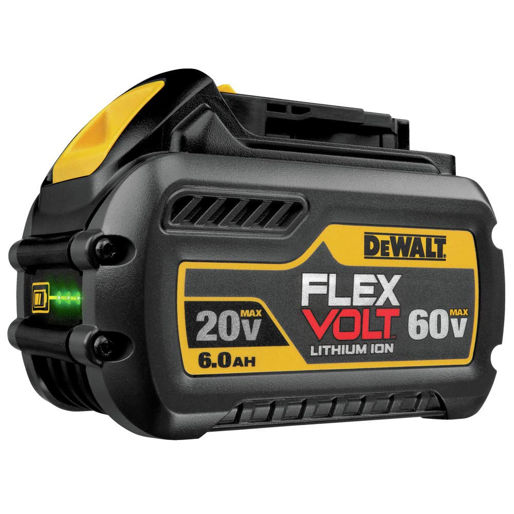 DEWALT FLEXVOLT 20V/60V MAX Lithium Ion Battery, 6.0-Ah (DCB606)