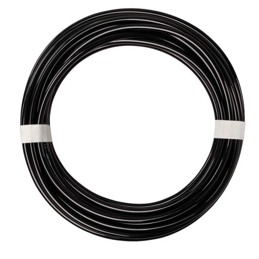 Quickun Pneumatic Tubing 1/8" Tube OD PU Polyurethane Tube Air Hose Line for Air Compressor Fitting or Fluid Transfer (Black 32.8ft)