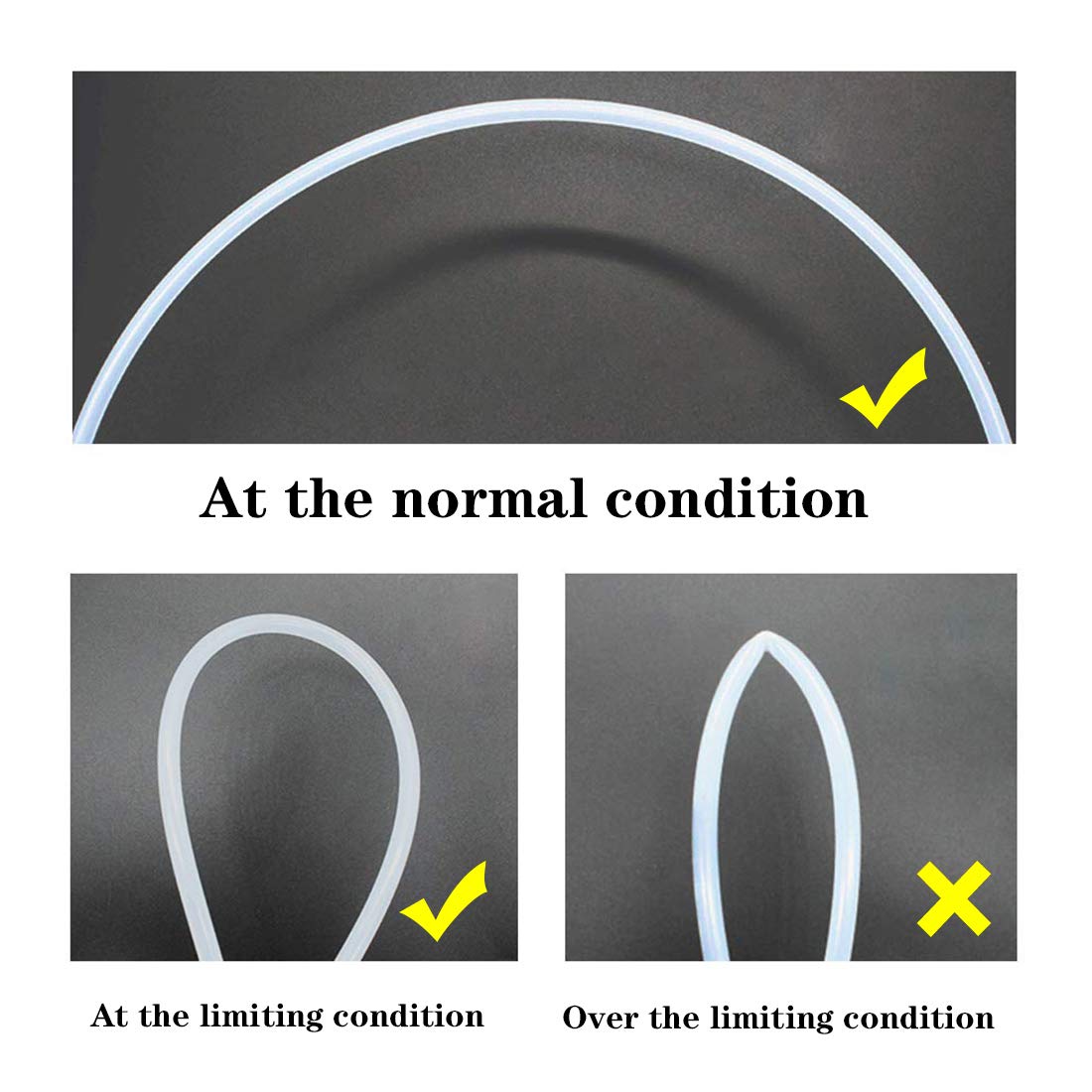 Beduan 6 mm OD Pneumatic Air Line Tubing Nylon Air Hose for Fluid Transfer or Air Brake System 32.8ft (Clear)