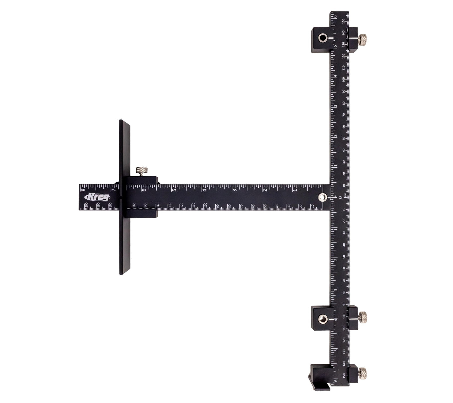 Kreg Cabinet Hardware Jig Pro - Install Hardware with Accuracy - Precise Knob & Pull Installation - Adjustable Drill Guides & Reversible - KHI-XLPULL